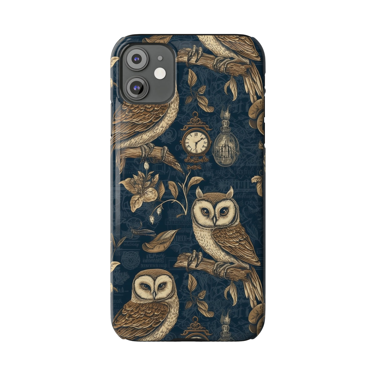 Vintage Owl Wizarding Books  Phone Case