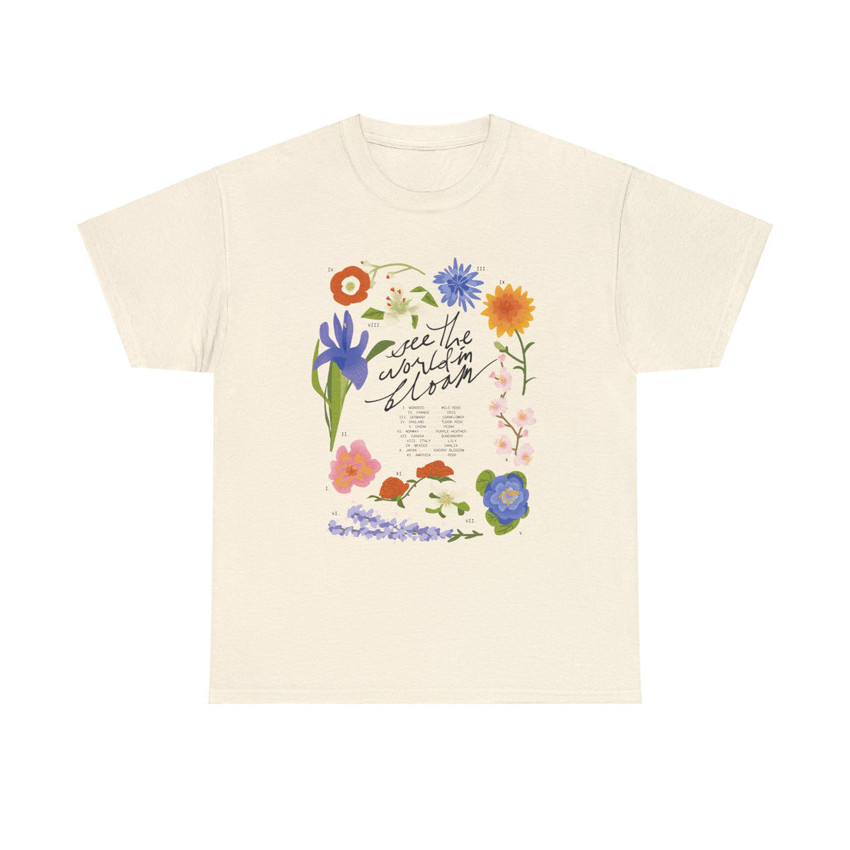 See The World In Bloom Floral Essential Tees