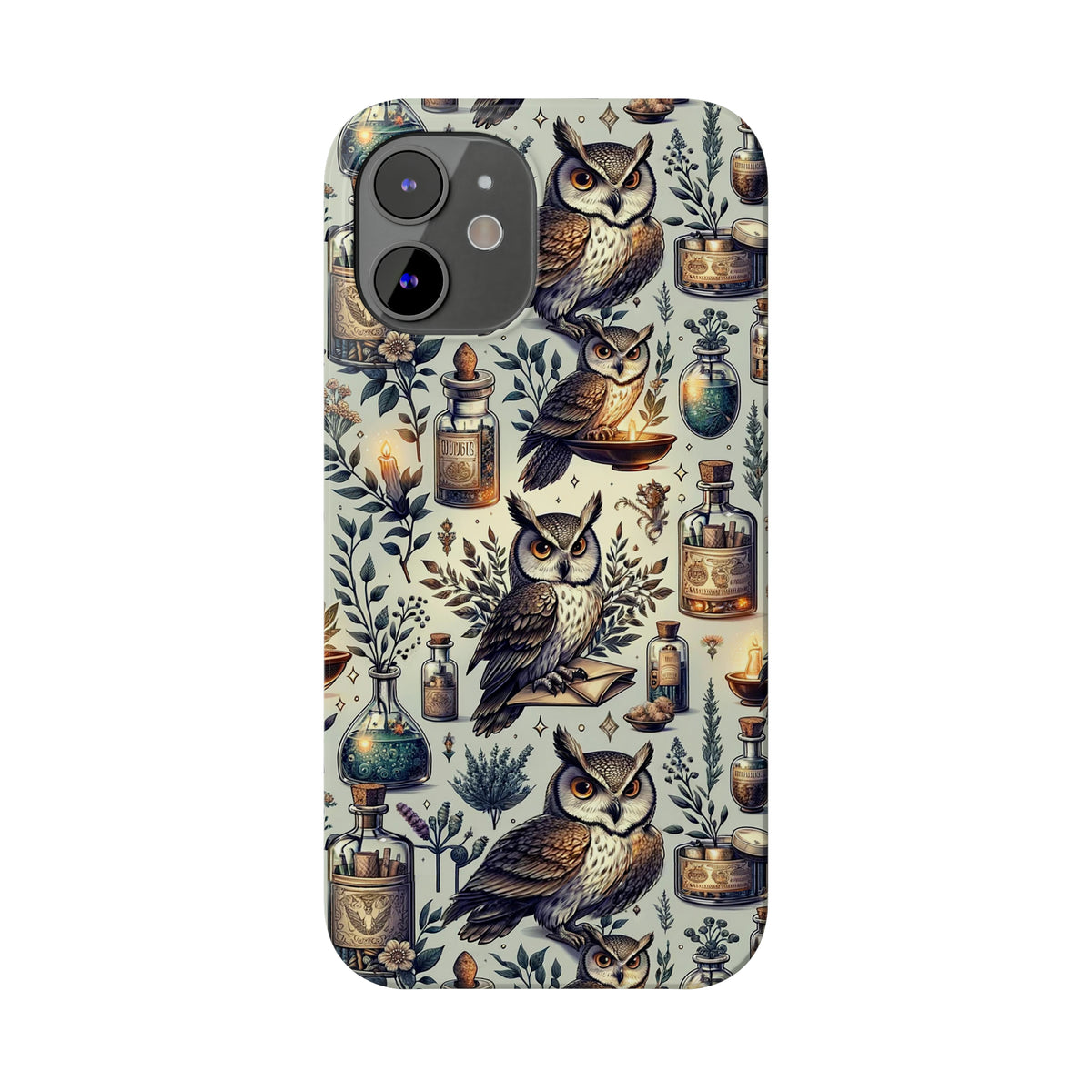 Magical Vintage Owl in the world of Wizards Phone Case