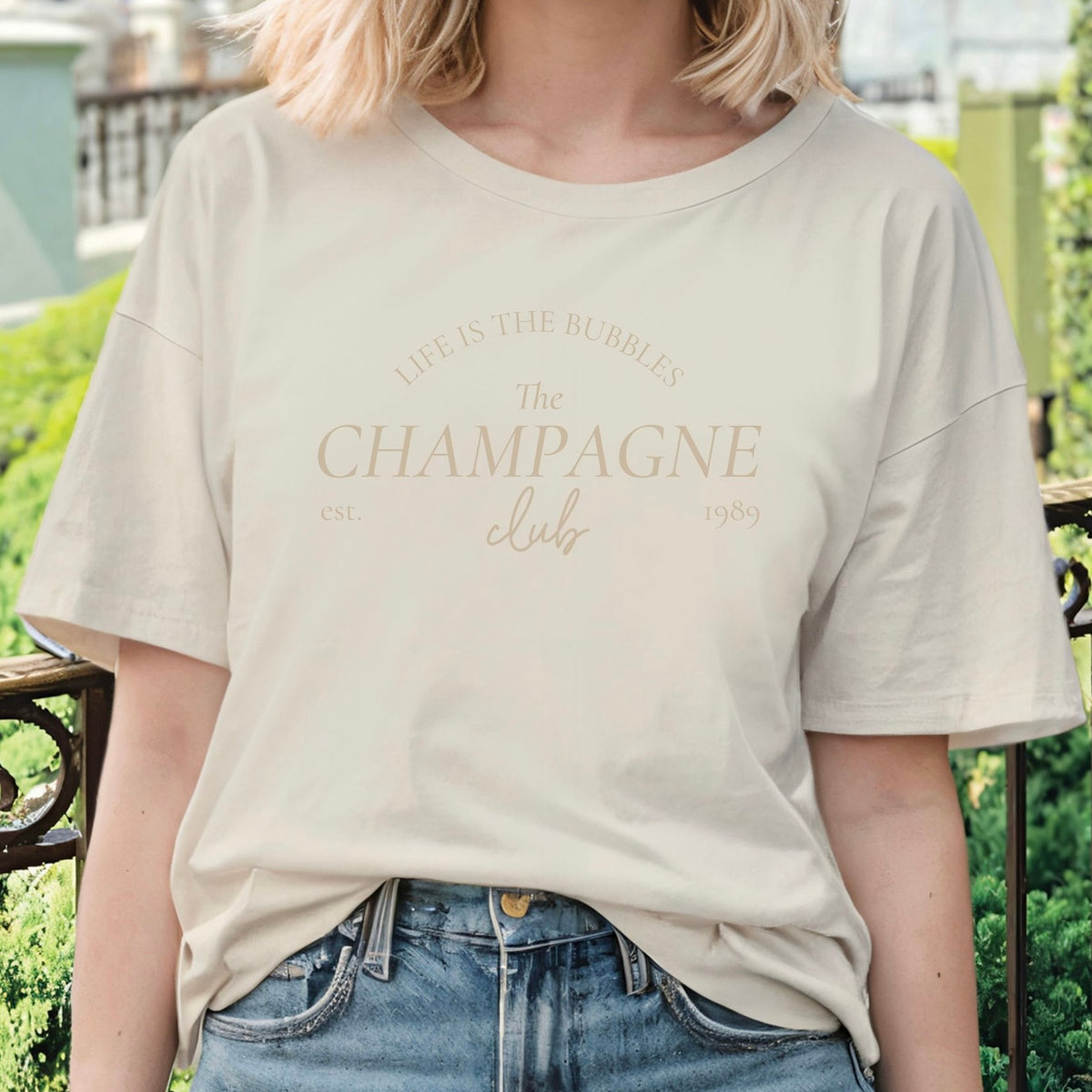 Life is the Bubbles The Champagne Club Park Shirt