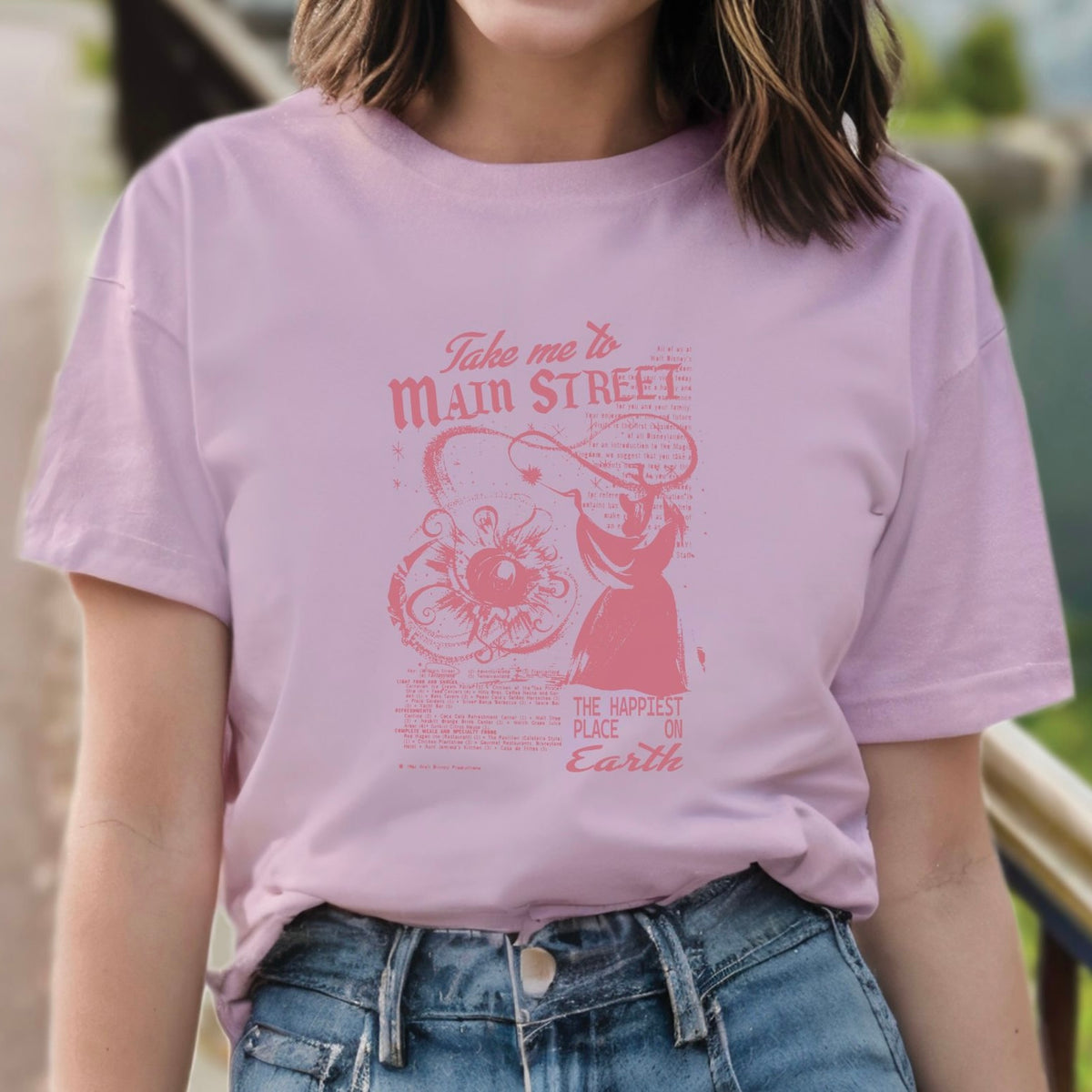 Take Me To Main Street Tone on Tone Essential Shirt