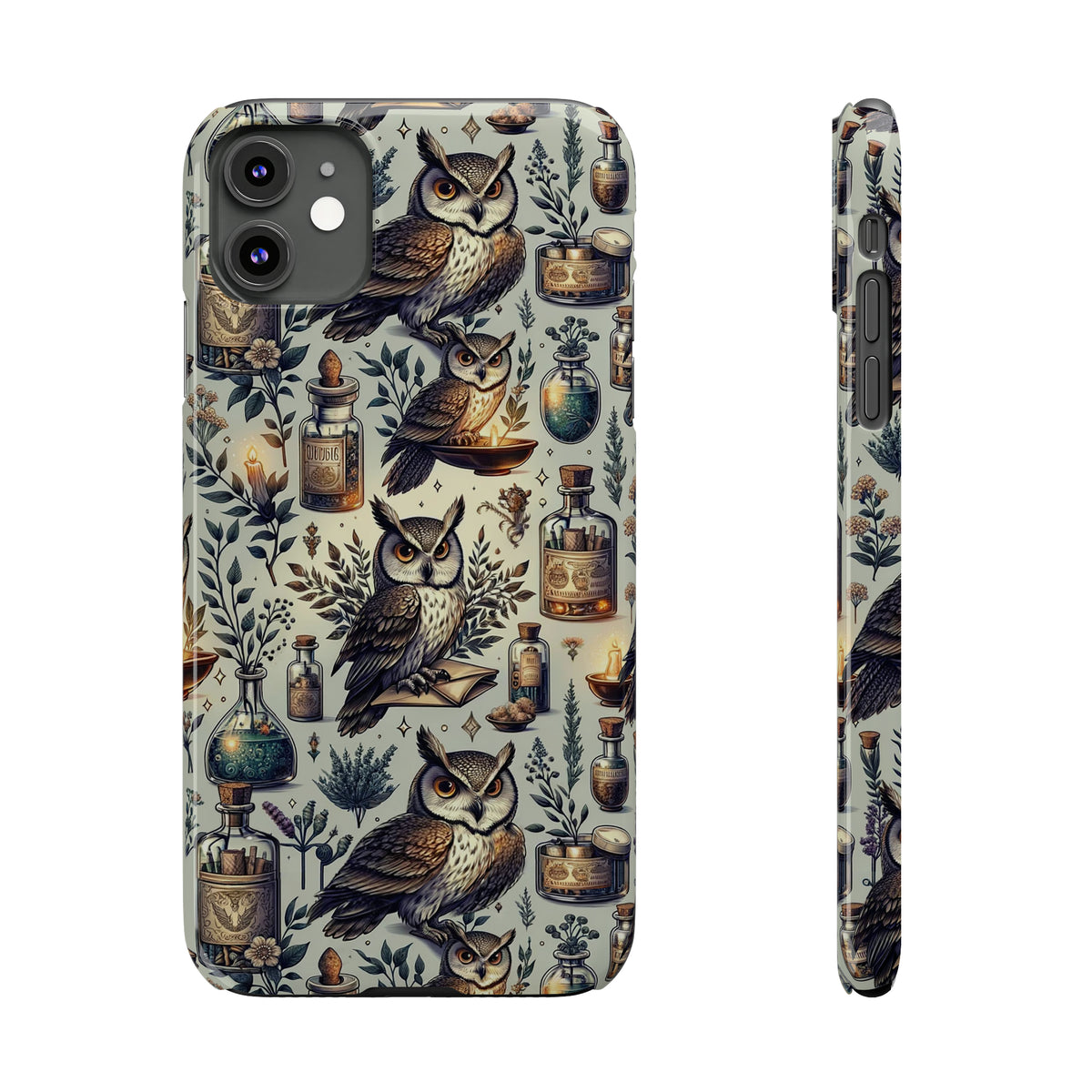 Magical Vintage Owl in the world of Wizards Phone Case