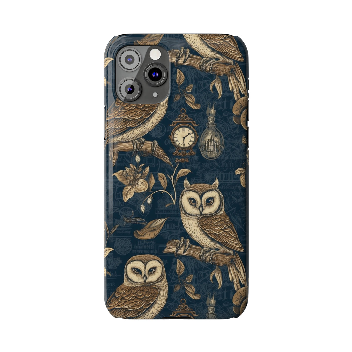 Vintage Owl Wizarding Books  Phone Case
