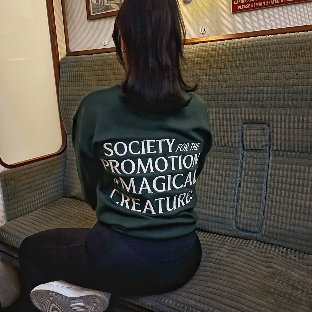 Society of Magical Creatures Custom Embroidery Crewneck and Comfort Tees
